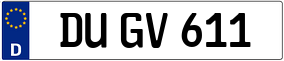 Truck License Plate